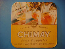 Beer Coaster CHIMAY Trappist Cinq Cents Trippel ~ Baileux, Belgium Since 1850 picture