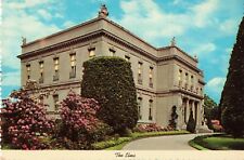 Newport RI, The Elms Mansion Main Front Entrance, Vintage Scalloped Postcard picture