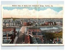 Postcard General View of Ghent - Buteotourt Bridge - Norfolk VA - Virginia picture