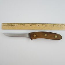 Vtg Chicago Cutlery American Chef AC103 Paring Knife 3.5 Blade Curved Handle picture