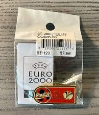 UEFA EURO 2000 Coca Cola Pin - New in Bag picture