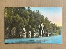 Postcard Taylors Falls Minnesota Cross Dalles of St Croix River Vintage MN PC picture