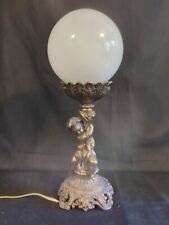 Lovesky & Lovesky Mid-Century Modern Cherub 17.5” Ball Shade Table Lamp 1966 picture