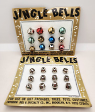 Vintage Jingle Bells on Card Christmas Lot of 24 picture