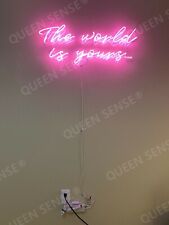 The World Is Yours Neon Sign Lamp Light 24