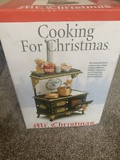Cooking For Christmas Mr. Christmas Baking Bears Animated Musical Stove “NEW” picture