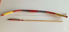 Original Antique Native American Buffalo dancer Wood Bow collected in 1980 picture
