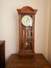 Ansonia Gold Medallion Beveled Glass Mechanical Triple Chime Clock Model 626 picture