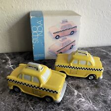 Studio Nova New York Taxi Salt And Pepper Shakers Yellow Taxi Cab Collectible picture