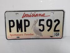 License Plate Vintage Louisiana “Sportsman’s Paradise” PMP 592 Rustic picture