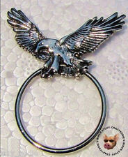 UPWING EAGLE BIKER PIN WITH SUNGLASS HOLDER  ** MADE IN USA ** picture