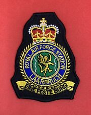 RAF Laarbruch Station Badge Royal Air Force Squadron Machine Embroidered Patches picture