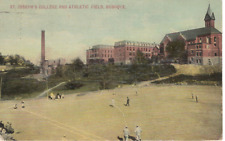 1915 St joseph's college and athletic field baseball game postcard Dubuque Iowa picture