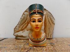 Egyptian Queen Nefertiti Bust Figure 4.5 inches Tall picture