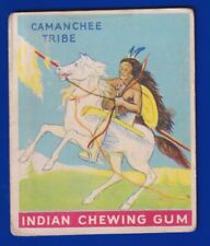  WARRIOR OF THE CAMANCHEE TRIBE 1933 R73 GOUDEY INDIAN GUM series of 48 #19 GOOD picture