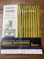 Vintage Penn - Prest Draw Draperies Instalation Brochure ONLY Elegant Styling L1 picture