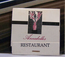Vintage Matchbook Z2 Christchurch New Zealand Annabelle's Restaurant Airport picture