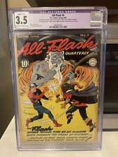 1942 D.C. Comics All Flash #4 CGC Restored 3.5. Rare Issue. Presents VERY Well picture