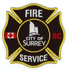 SURREY BRITISH COLUMBIA CANADA FIRE SERVICE DEPARTMENT PATCH POLICE SHERIFF picture