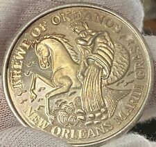 1967 OKEANOS .999  SILVER Mardi Gras Ball Doubloon - WONDERFUL WORLD OF COLOR picture