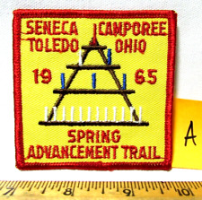 Vintage Seneca Spring 1965 Advancement Trail Camporee Patch Boy Scouts BSA A picture