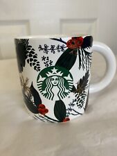 Starbucks 2021 Holiday Christmas Mug Cup 12oz Holly Berry Pinecones Winter picture