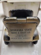 Vintage 1906 Oldsmobile Heavy Metal Car Coin Bank by Banthrico Inc. Chicago, USA picture