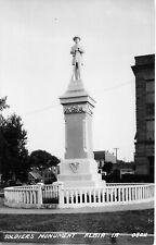 RPPC ~ Albia, Iowa, Civil War GAR Monument picture