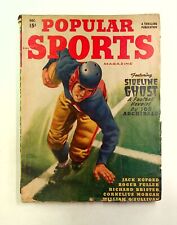 Popular Sports Magazine Pulp Dec 1948 Vol. 19 #2 VG- 3.5 picture