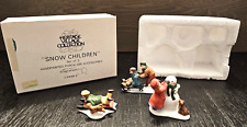 Department 56 Heritage Village Collection Snow Children Set of 3 picture