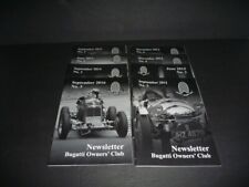 Newsletter Bugatti Owners’ Club 8 Issues 2011-2016 picture