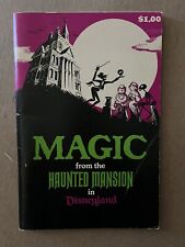 Disneyland's Mystifying Magic Book 1970 Haunted Mansion Original picture