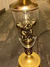 Beautiful MCM Berger General Electric Lamp Cherubs In Glass. So Elegant ￼ picture