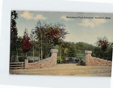 Postcard Winnikenni Park Entrance Haverhill Massachusetts USA picture