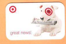 Collectible 2007 Target Gift Card - Target Dog Holding Newspaper - No Cash Value picture