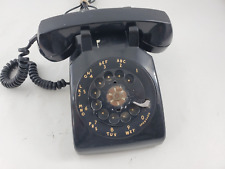 Vintage Western Electric/Bell System Black Rotary Dial Phone 500 1955 picture