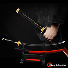 Real Japanese Tachi Sword Large Radians Battle Ready T10 Sharp Samurai Katana picture