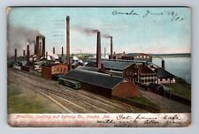 Omaha NE-Nebraska, American Smelting And Refining Co, Vintage c1908 Postcard picture
