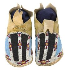 Handmade Sioux Style Beaded Moccasin Powwow Regalia BM903 picture