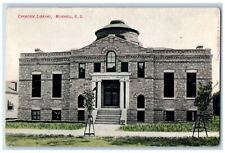 c1910 Carnegie Library Mitchell South Dakota SD Diehl & Brown Postcard picture