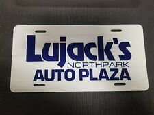Lujacks Auto Plaza North Park Plastic Dealer License Plate picture