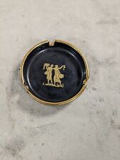 Vintage Greek Ashtray Made in Greece Hand painted 24k Gold Collectable picture