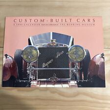 1990 Calendar The Behring Museum Custom Built Cars Automobile NEW UNUSED Vintage picture