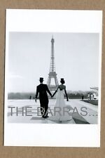 RODNEY SMITH, Wessel & Mira holding hands... Eiffel Tower, PARIS FRANCE POSTCARD picture