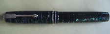 Vintage Parker Full Sized Vacumatic Emerald Pearl Fountain Pen Lock Down type. picture