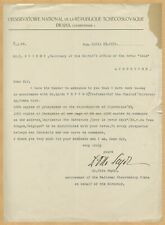 Otto Seydl (1884-1959) - Czech astronomer - Rare signed letter - 1931 - COA picture