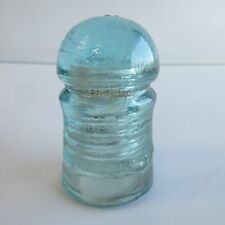 Vintage Brookfield New York # 2 Green Glass Insulator 3.5