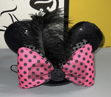 Disney Parks~Limited Time Magic January Pink Bow Ear Hat Sequined Ears~NWT picture