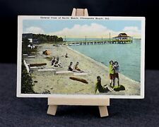 Chesapeake Beach, MD - General View of North Beach Maryland Postcard picture