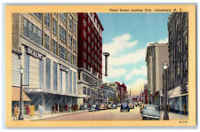 c1940's Hotel & Bigelow's at Third Street Jamestown New York NY Vintage Postcard picture
